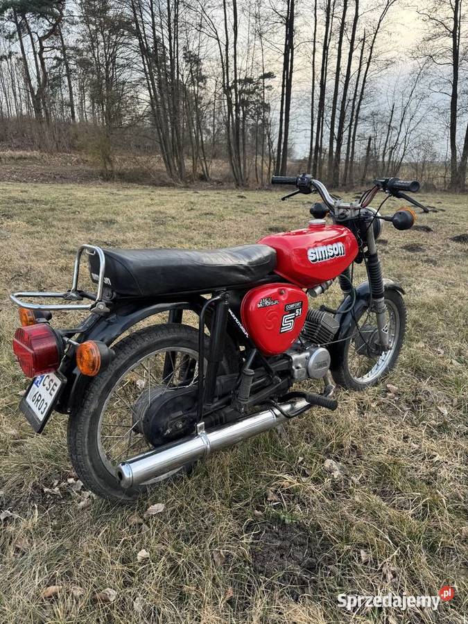 Simson s51 zarejestrowany kujawsko-pomorskie Więcbork