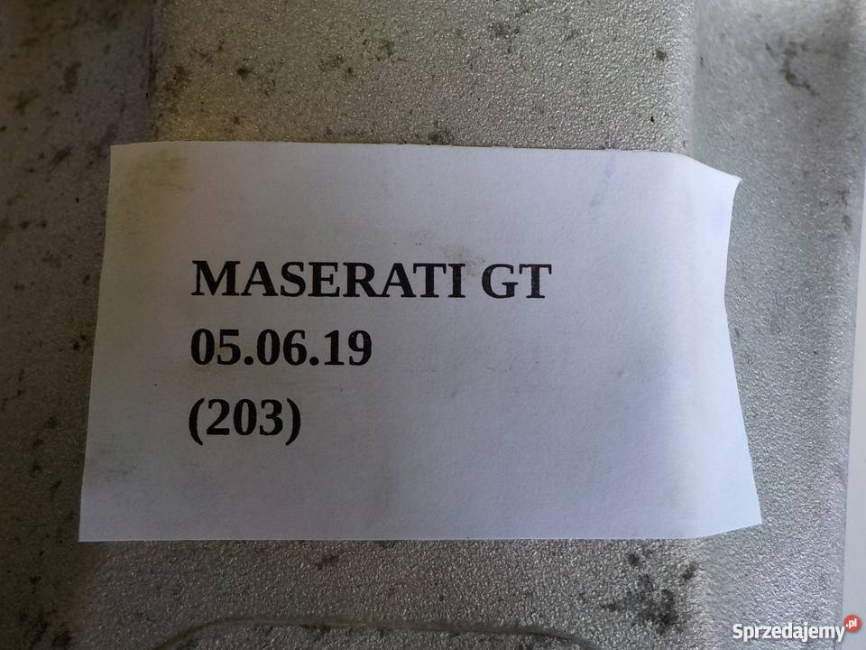 ŁAPA WSPORNIK MOCOWANIE MASERATI GRANTURISMO S osobowe wielkopolskie Nowy Tomyśl