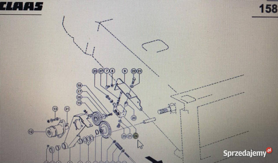 00 0767 585 0Class Lexion walec prowadzącyClaas sprzedam