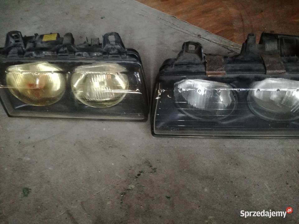 Lampy przód bmw e36 sedan osobowe Oświetlenie Lubień Kujawski