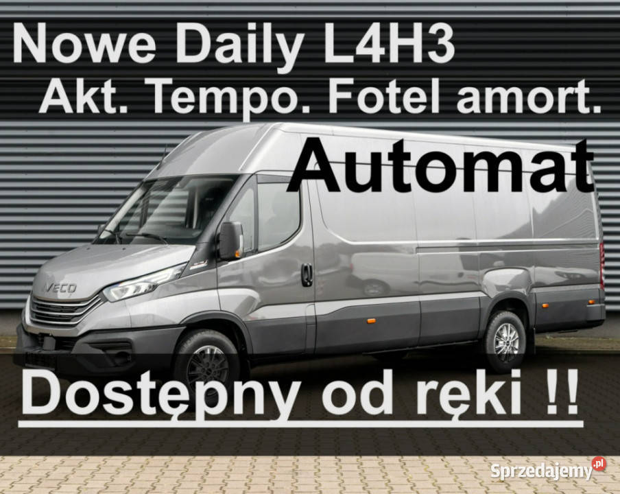 Iveco Daily 35S18A8H V 18m3 L4H3 176 AktTempo tempomat Szczecinek