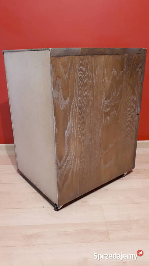 Kontenerek pod biurko drewno sosnowe kolor Rybnik sprzedam