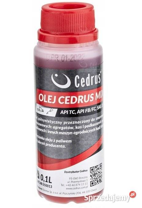 CEDRUS MIX 01L 100ML 2SUW OLEJ SILNIKOWY DO Narzędzia ogrodnicze sprzedam