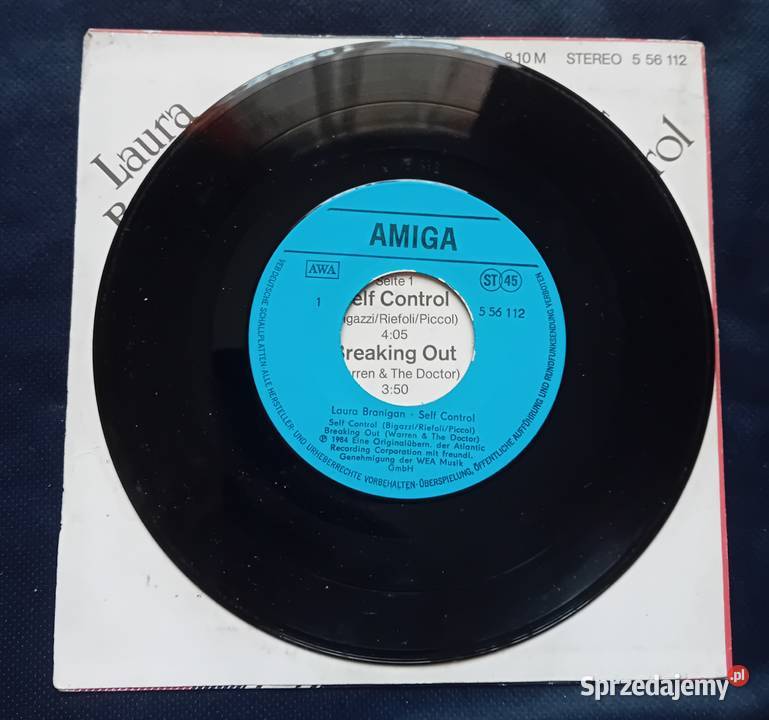 EP Laura Branigan Self Control Amiga 1985 r 1 płyta Koźminek