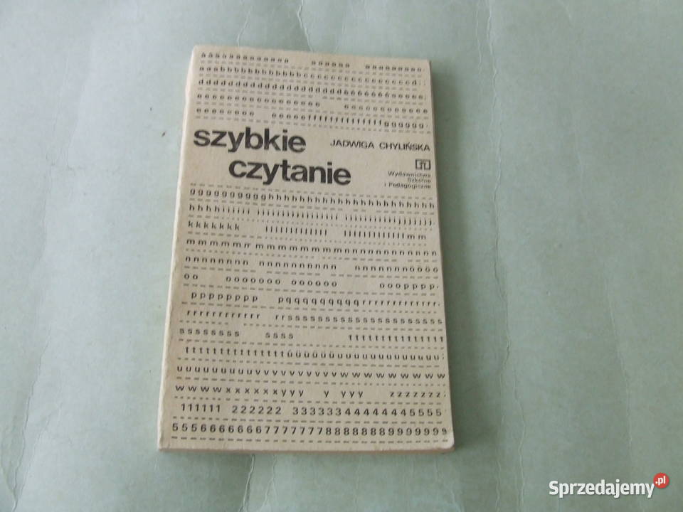 Szybkie czytanie Poradnik fonetyczny Metodyka