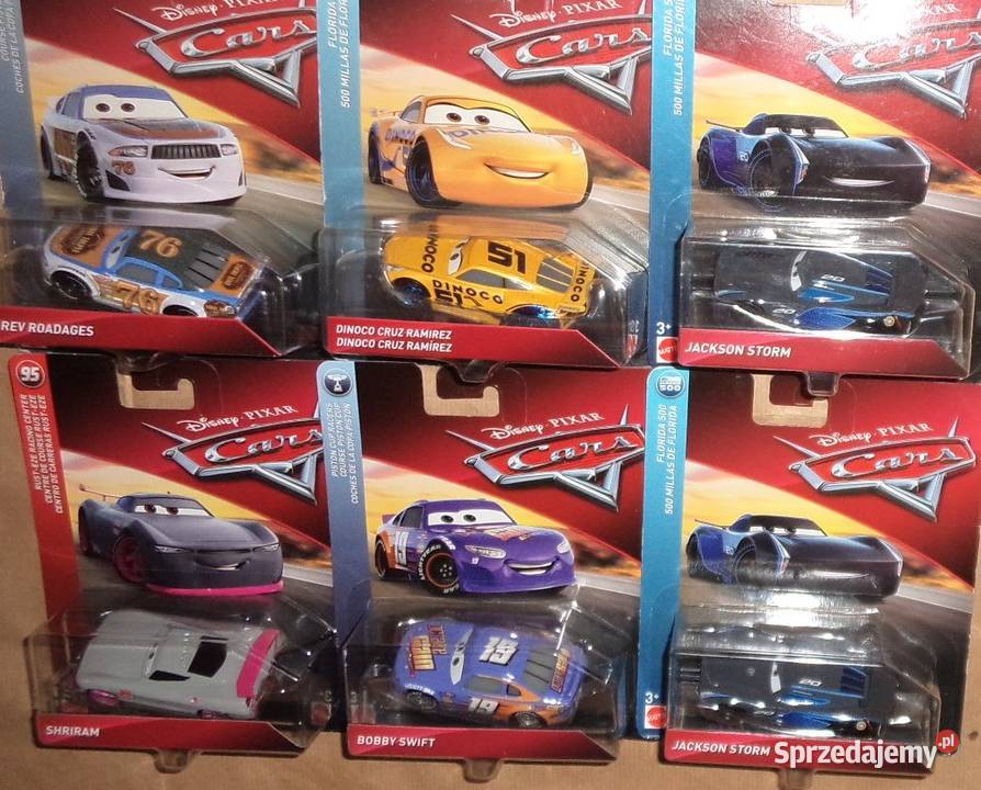 resoraki Disney Pixar Auta Cars 3 petro Rzeszów