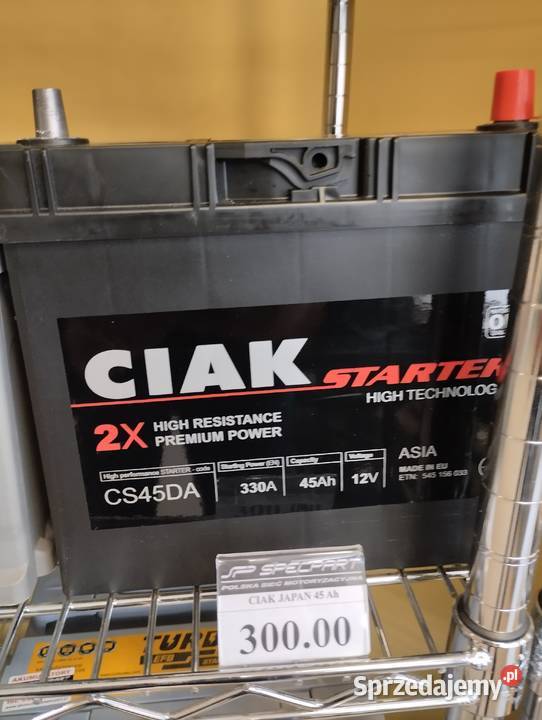 Akumulator CIAK Japan 45 Ah 330 A W Kadłubka 39