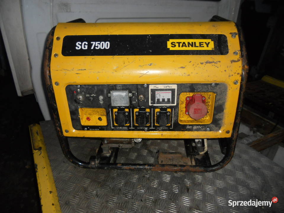 .Stanley Generator Agregat prądotwórczy 7.5 Kv . 400volt