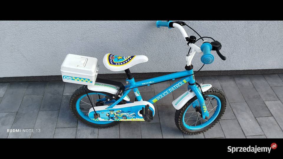 Rowerek Policyjny 14 Dziecięce śląskie Dąbrowa Górnicza