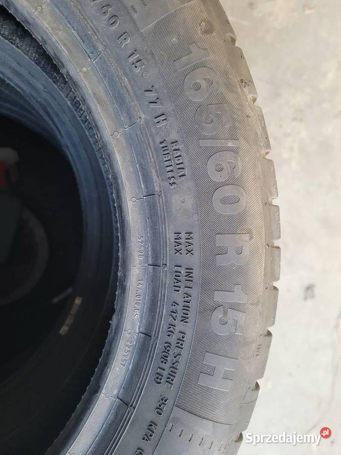Opony letnie Continental 165 60 R15