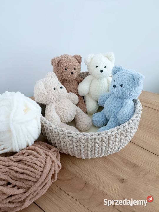 Maskotka miś handmade szydełko Maskotki Rzeszów