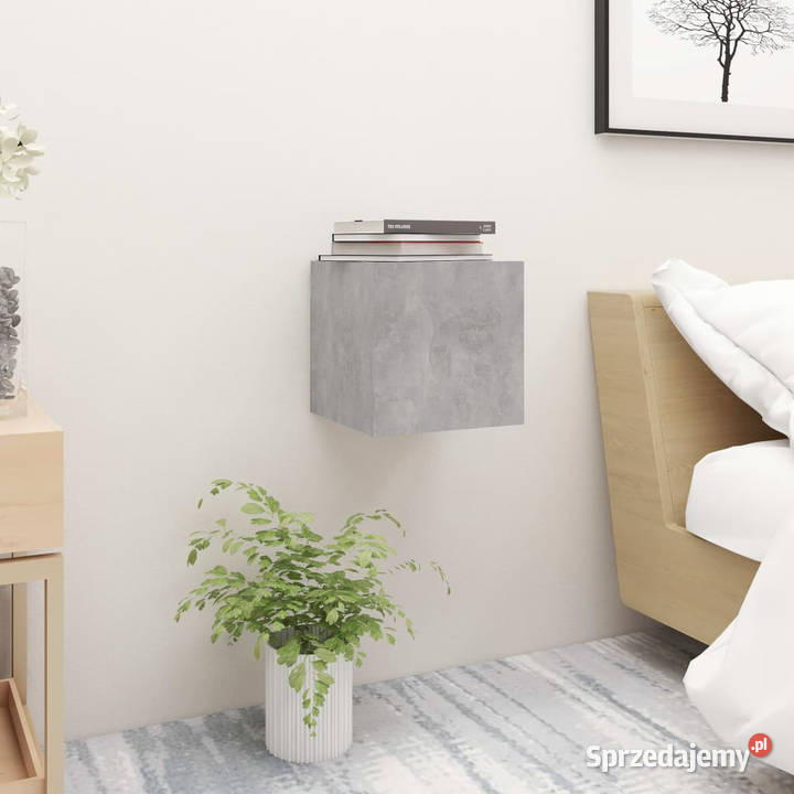 Szafka nocna szarość betonu 305x30x30 WM3079718 Warszawa