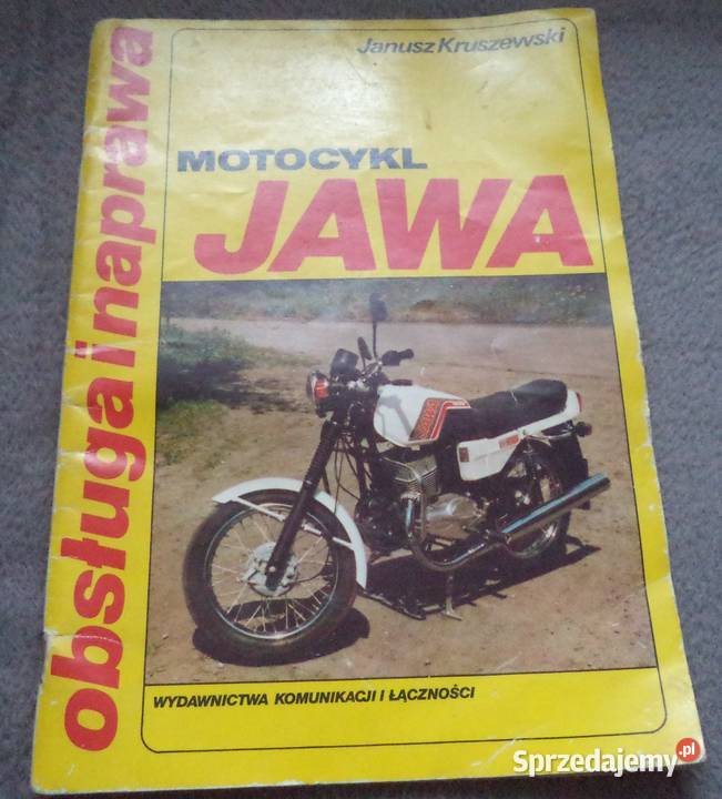 Motocykl Jawa obsługa i naprawa Wyd I 1992 r sprzedam