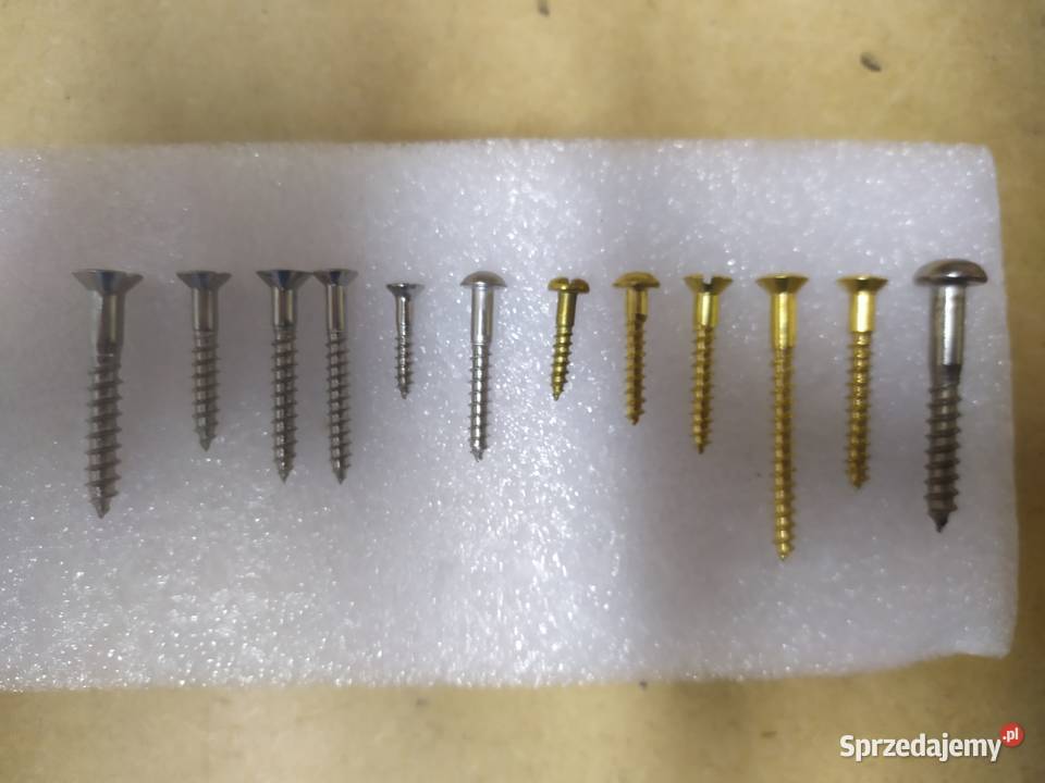 wkręty zabytkowe z nacięciem prostymstary Paterek