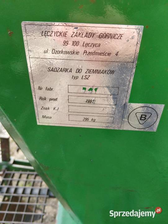 Sadzarka do ziemniaków lubelskie