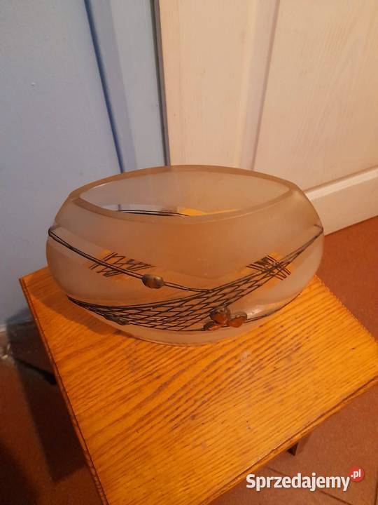 Unikatowy Wazon PRL z lat 70tych80tych Szkło i Warszawa