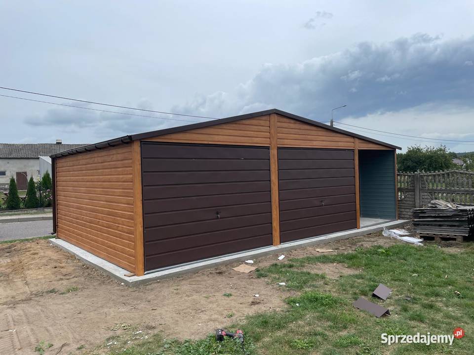Garaż Blaszany dwustanowiskowy 8x6 wiata Zabrze sprzedam