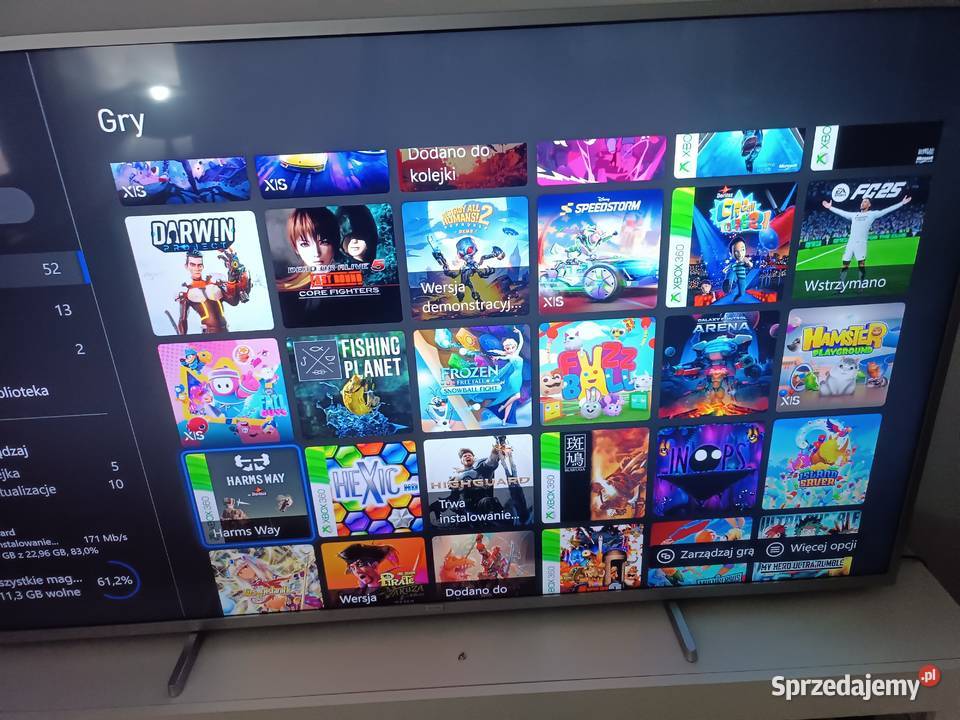 Xbox Series X pad okablowanie dużo gier napisy Libiąż