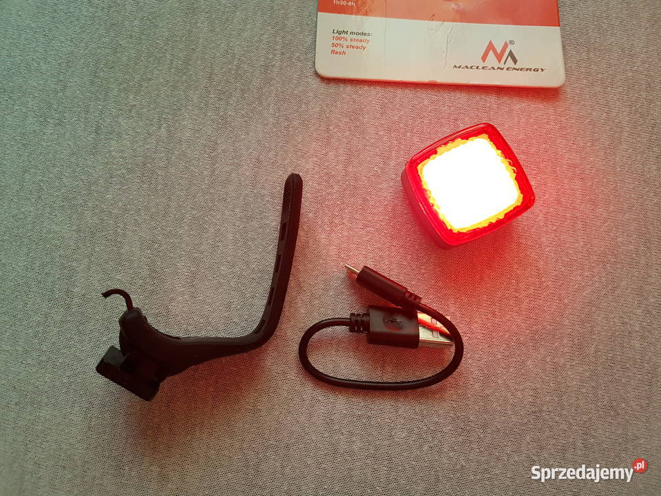 Lampka tylna z funkcją stop USB Mielec