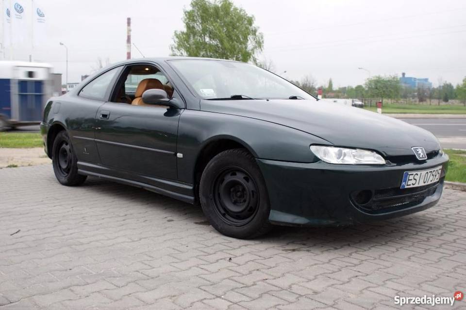 Peugeot 406 coupe 20 gaz klima skóra lakier metallic 406 Zduńska Wola