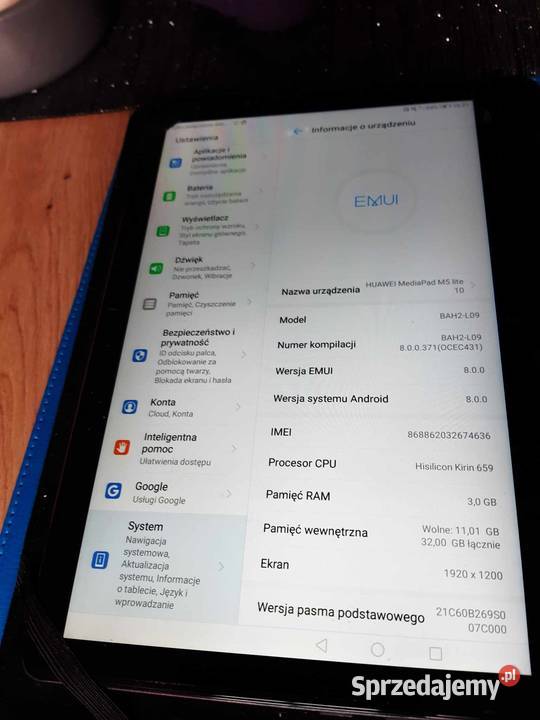 Tablet Huawei Media Pad M5 Lite 10 101 332GB Android Drezdenko sprzedam