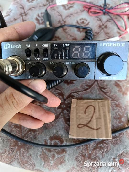 CB radio Mtech legend ll antena Prezident Kłudno