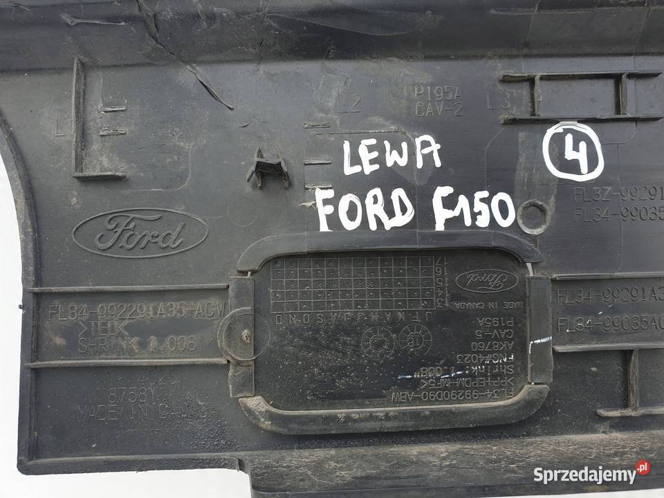 Ford F150 1520r OSŁONA TYLNEJ PAKI LEWA lewy tył Janów