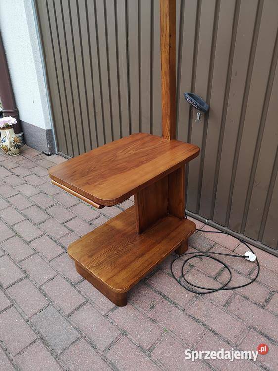 Lampa Podłogowa Ze Stolikiem Art Deco Stojąca Swarzędz