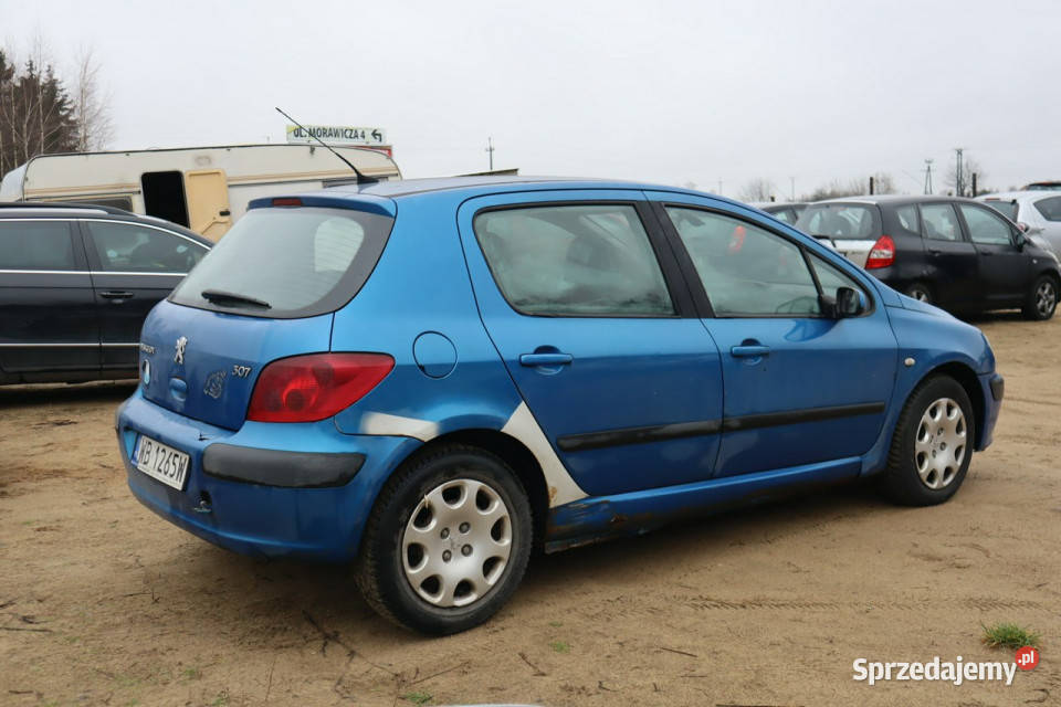Peugeot 307 2001r 16 Benzyna 110 Tanio Długie benzyna mazowieckie Warszawa