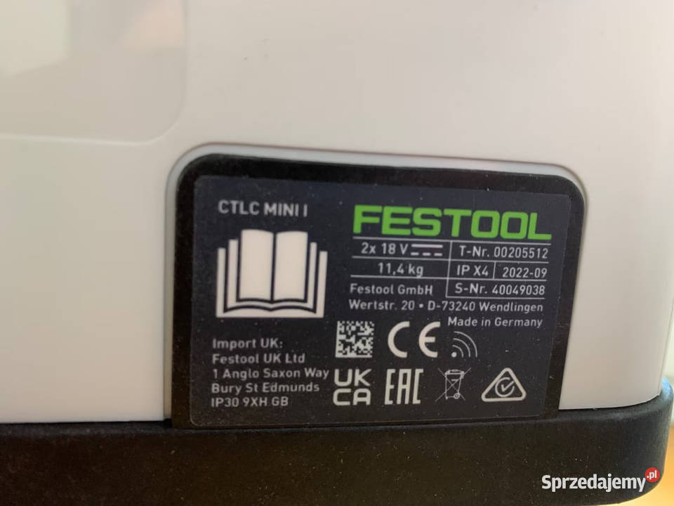 Akumulatorowa jednostka odciągowa Festool CTLC Ostrołęka