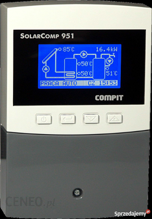 SolarComp 951 sterownik solarny komputer solarny Hydraulika i armatura Poniec