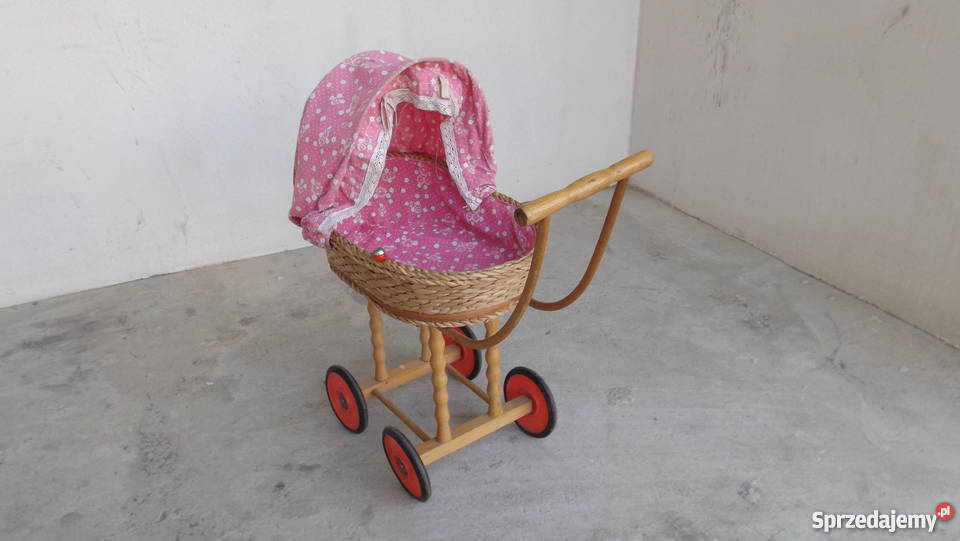 Stary wózek lalek z Prlu Tkanina  Lalki i akcesoria warmińsko-mazurskie Grodziczno