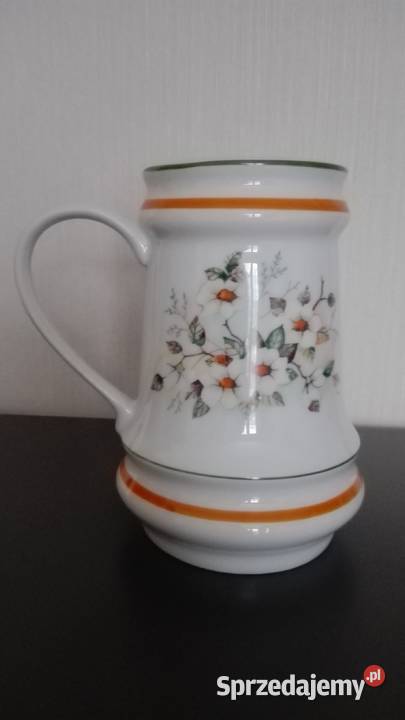 Kufel dzbanek stara porcelana Ćmielów podlaskie Warpechy Stare