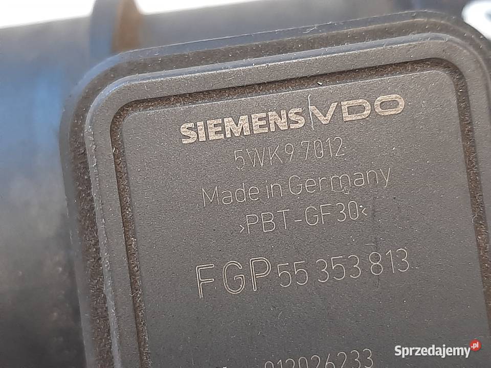 Opel 18 16V przepływomierz 55353813 5WK97012 Ksawerów