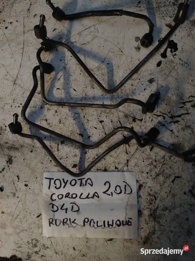 TOYOTA AVENSIS COROLLA 20 D4D przewody wtryskowe Kielce
