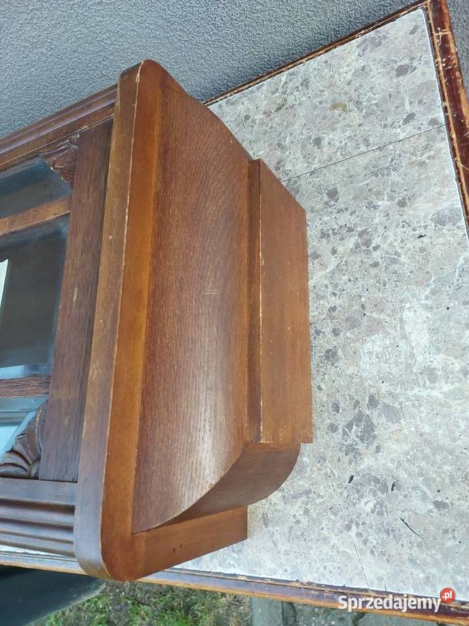 617 Skrzynia obudowa starego zegara fazowane Tczew