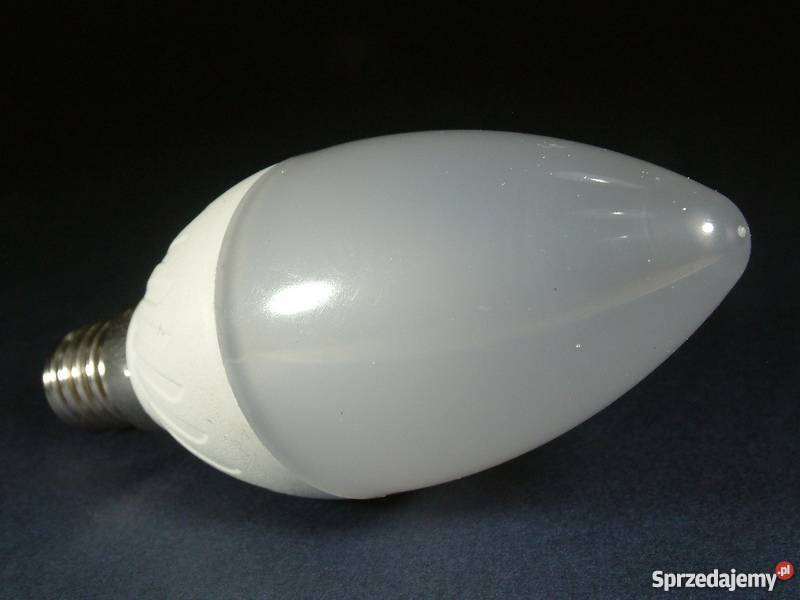 45W Żarówka diodowa 6 SMD LED E14 5W świeca b biały Siemianowice Śląskie