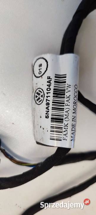 VW TIGUAN II WIĄZKA ZDERZAKA PDC TYŁ 5NA971104AF Materiały instalacyjne