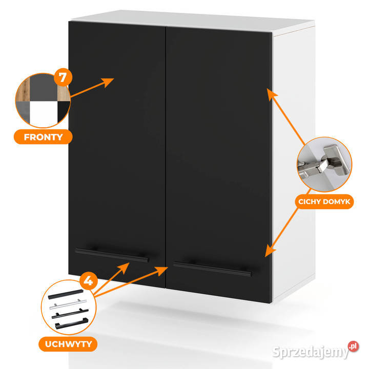 szafka kuchenna wisząca modułowa nowoczesna