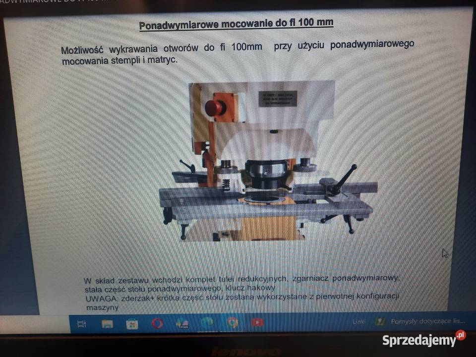 Oprzyrządowanie dodatkowe do nożyc uniwersalnych Lębork