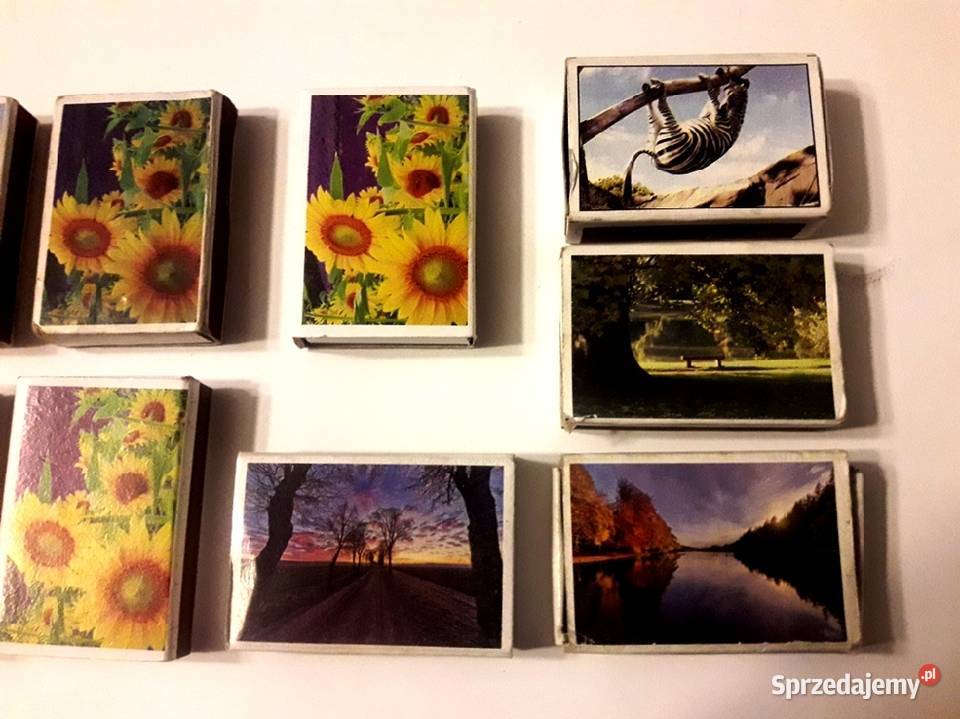 Zapałki pudełka zapałek widoki pejzaże 9 sprzedam