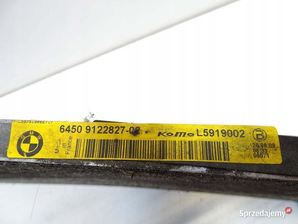 CHŁODNICA KLIMATYZACJI BMW E60 E61 20D 9122827