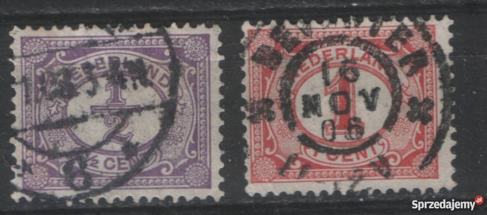 Zn Holandia Mi 49 50 kas 1899 śląskie Gliwice