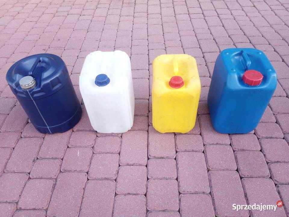 BAŃKI BECZKI kanistry plastikowe metalowe Wadowice Górne