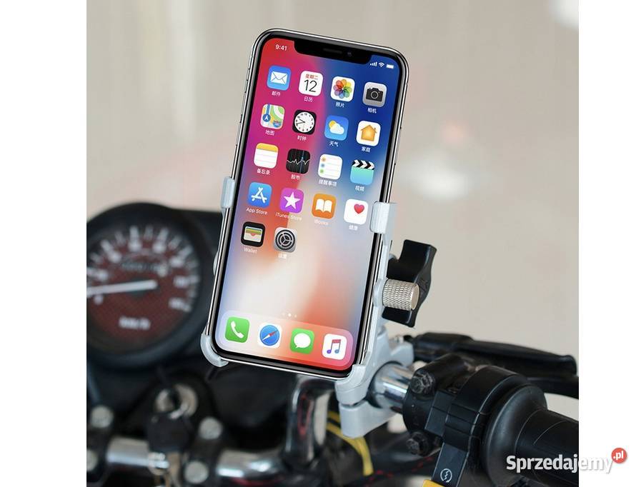 UCHWYT NA TELEFON QC 30 NA KIEROWNICE MOTOCYKLA śląskie Mysłowice sprzedam