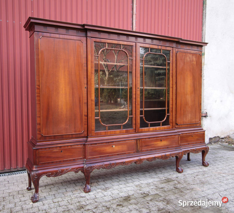 Angielska oryginalna biblioteka mahoniowa z 1920 Meble