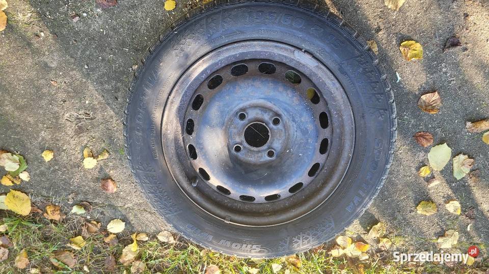 4 opony zimowe 195 60 R15 na kołach 4x100 kujawsko-pomorskie Rozgarty