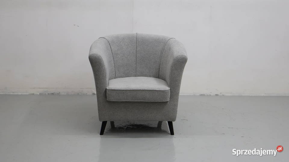 TEF WYGODNY FOTEL OKAZJA szara tkanina Poznań