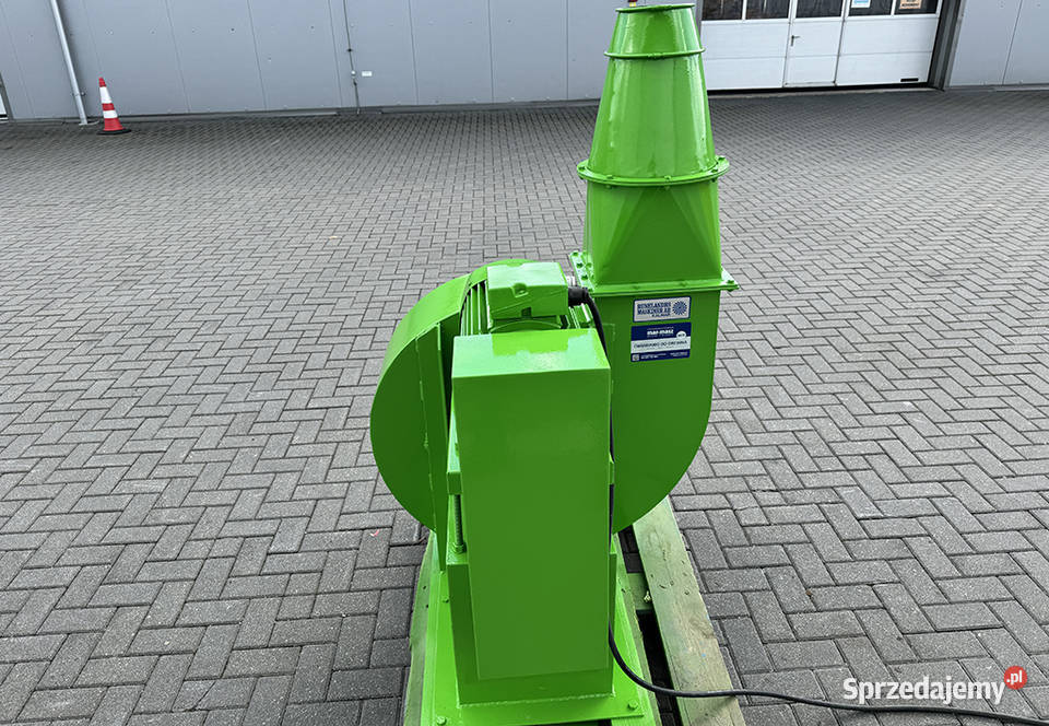 Wentylator do odciągu trocin wyciąg 11kW KALMAR Produkcja Sierakowska Huta