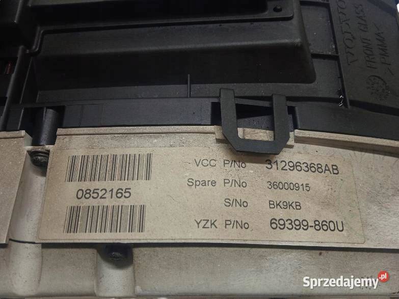 LICZNIK 31296368AB 69399860U Volvo S60 II 2010